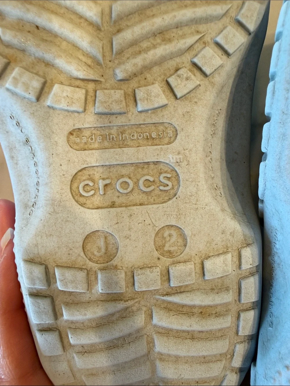 CROCS light blue